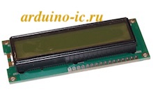 Дисплей 1602F LCD зеленый